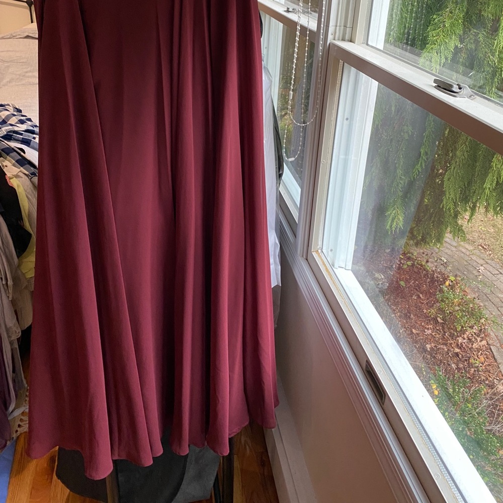 Jenny Yoo collection for Jcrew Burgundy skirt